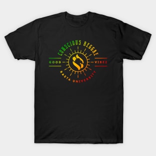 Conscious Reggae Rasta Colors T-Shirt